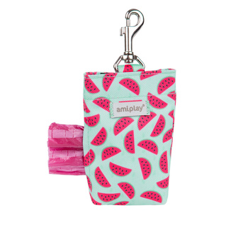 Pouzdro na sáčky na psí exkrementy HAPPY WATERMELON 6x2x11 cm