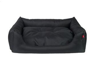 Pelíšek pro psa BASIK SOFA černá velikost S 58x46x17 cm