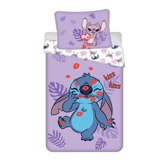 Jerry Fabrics Povlečení Lilo a Stitch Kiss 140x200, 70x90 cm