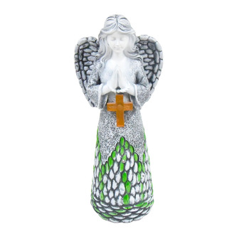 Zahradní dekorace se solárním světlem - anděl 30 cm