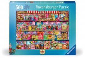 Puzzle 2D: Sklep z łakociami 500el
