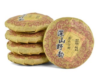 Tmavý čaj China Yunnan Pu-erh Small Ripe Tea Cake 2015 100 g Tmavý čaj China Yunnan Pu-erh Small Ripe Tea Cake 2015 100 g