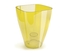 Plastový květináč na orchideje transparentní medový 120 mm