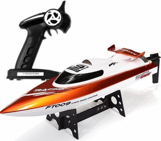 Závodní sportovní člun FT-09 2,4Ghz RTR 1:10 Oranžová