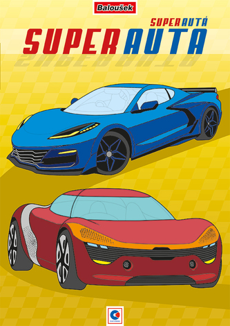 Omalovánka A4 - Superauta