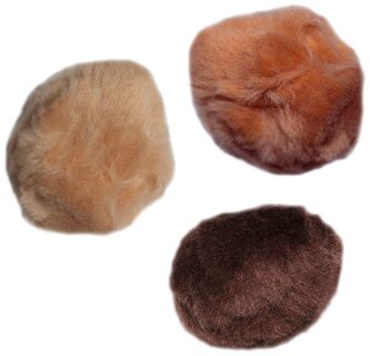 Pompony 25mm Tonacja Brązowa, Craft-Fun