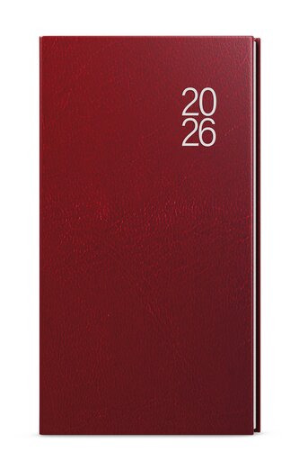 Týdenní diář 2026 - Jakub - Balacron - kapesní - bordó