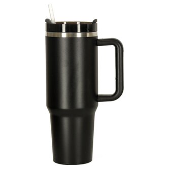 Termo hrnek z nerezové oceli 1,2 l černý