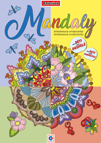 Antistresová omalovánka A4 - Mandaly Antistresová omalovánka A4 - Mandaly