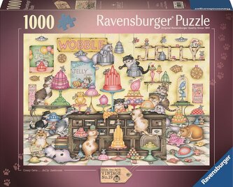Puzzle 2D: Crazy cats żelki 1000el Puzzle 2D: Crazy cats żelki 1000el