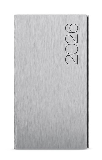 Týdenní diář 2026 - Jakub - ForMen - kapesní - Silver