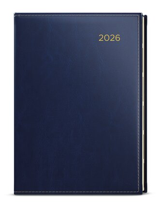 Denní diář 2026 - Ctirad s výsekem - Premier - A5 - modrá