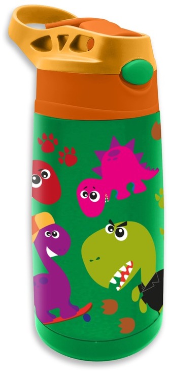 Bidon stalowy termiczny 450 ml Crazy Dino, Kids