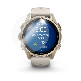 Fixed Ochranné tvrzené sklo pro smartwatch Garmin Fenix 8 (43mm), 2 ks v balení, čiré