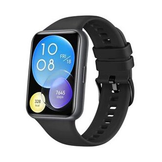 Fixed Silikonový řemínek Silicone Strap pro Huawei Watch FIT2, černý