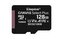 Kingston 128GB microSDXC CANVAS Plus Memory Card 150MB s Read, UHS-I Speed Class, U1, V10, A1 - bez adaptéru