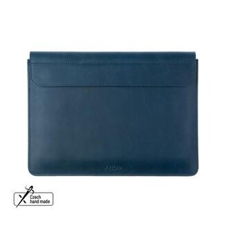 Fixed Kožené pouzdro Oxford pro Apple MacBook Air 13,6" (2022) M2, modré