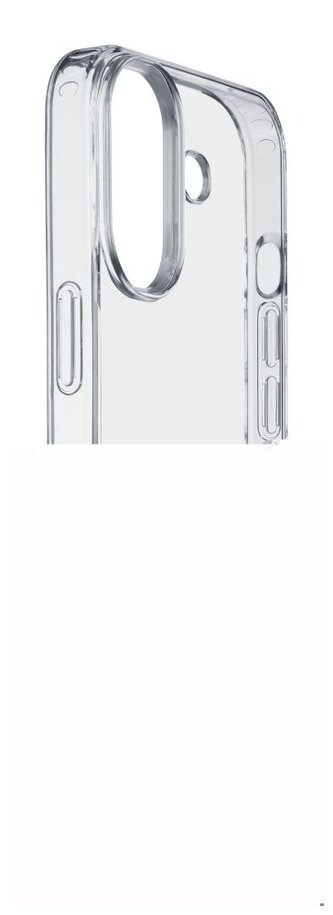 Cellularline Zadní čirý kryt s ochranným rámečkem Clear Duo pro Apple iPhone 16