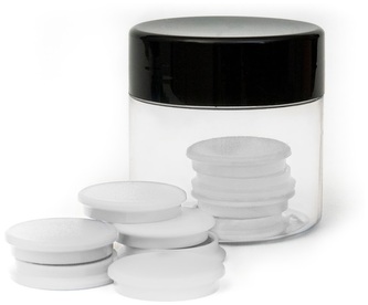 Magnes 30mm standard biały op.10szt, Tres