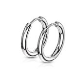 OPN1119ST-15 Ocelové náušnice - kruhy 15 mm