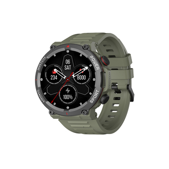 BLACKVIEW W50 Green, 1.39-inch HD LCD 360x360, 370mAh Battery, 24-hour SpO2 Detection + Heart Rate Monitoring, Calls and