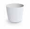 Květináč MILLA ROND IX bílý, varianta 14,6 cm