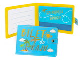 Portfelik tekturowy z kopertką "bilet do raju" POR-004