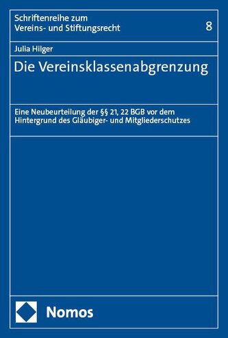 Die Vereinsklassenabgrenzung