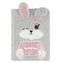 Pamiętnik pluszowy zamykany A5/80k Rabbit STARPAK 564708
