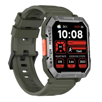 BLACKVIEW W60 2.01" HD,900mAh Battery, LED Flashlight & Compass Function, 24-hour SpO2 Detection + Heart Rate Monitoring, Monitor