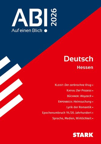 STARK Deutsch - Abi - Auf einen Blick! 2026 Hessen