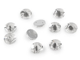 Broušené kamínky našívací Ø10 mm - 360 ks - 2 crystal