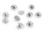 Broušené kamínky našívací Ø10 mm - 360 ks - 2 crystal