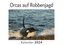 Orcas auf Robbenjagd (Wandkalender 2024, Kalender DIN A4 quer, Monatskalender im Querformat mit Kalendarium, Das perfekte Gesche