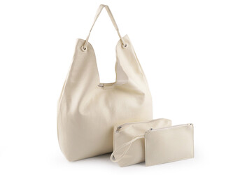 Velká kabelka 3v1 45x28 cm - 1 ks - 1 krémová světlá Velká kabelka 3v1 45x28 cm - 1 ks - 1 krémová světlá
