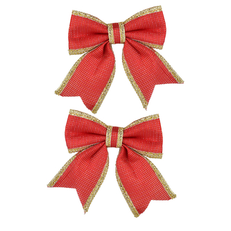 SANTA LILA komplet 2 Kokard 13x14cm