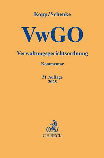 Verwaltungsgerichtsordnung. VwGO