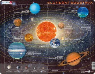 LARSEN Puzzle Sluneční soustava 70 dílků