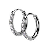 OPN1974-13 Ocelové náušnice - kruhy 13mm