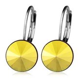 NBS08-MS Ocelové náušnice s krystaly Swarovski®, METALLIC SUNSHINE