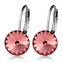 NBS08-RP Ocelové náušnice s krystaly Swarovski® ROSE PEACH