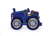 Nažehlovačka traktor - 10 ks - 2 modrá kobaltová