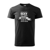 Nechtěl jsem být sexy, ale jsem hasič: černé XL
