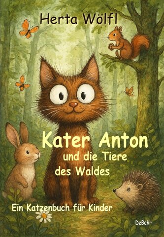 Kater Anton und die Tiere des Waldes - Ein Katzenbuch für Kinder