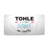 Ručník Tohle je ta nejlepší tchyně na světě: 70x140 cm