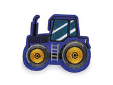 Nažehlovačka traktor - 10 ks - 3 modrá kobaltová