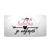Ručník Moje babička je nejlepší: 70x140 cm