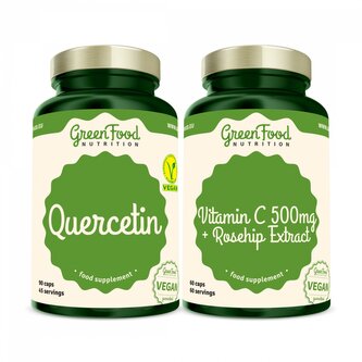 Quercetin 90 kapslí + Vitamin C 500mg 60 kapslí Quercetin 90 kapslí + Vitamin C 500mg 60 kapslí