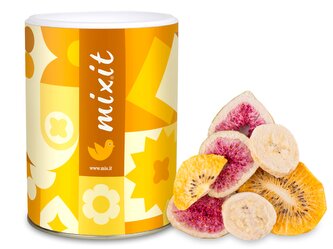 křupavé ovoce - žluté kiwi, fík, banán Mixit 100g