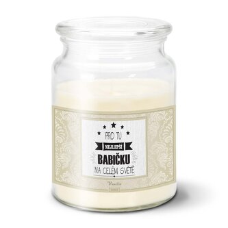 Svíčka Pro tu nejlepší babičku: 500 g
